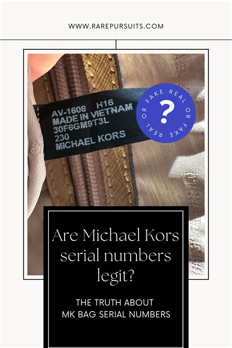 real dark chocolate michael kors purses|Michael Kors authentication serial number.